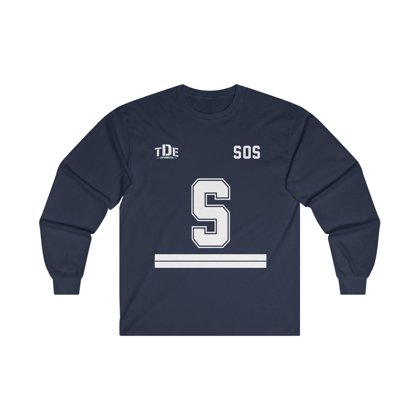 SZA SOS MERCH - SZA JERSEY LONGSLEEVE NAVY