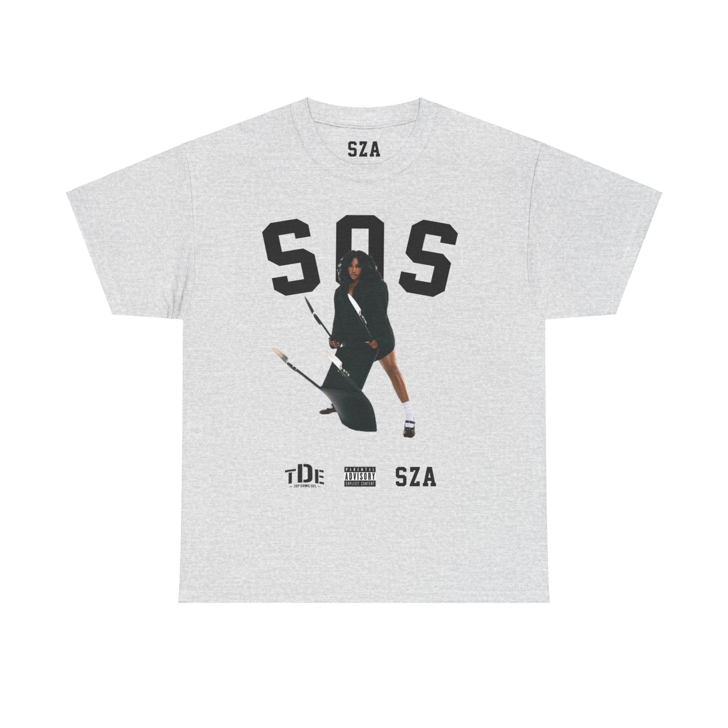 SZA SOS MERCH - SZA SIGNATURE KILL BILL TOUR WHITE TEE