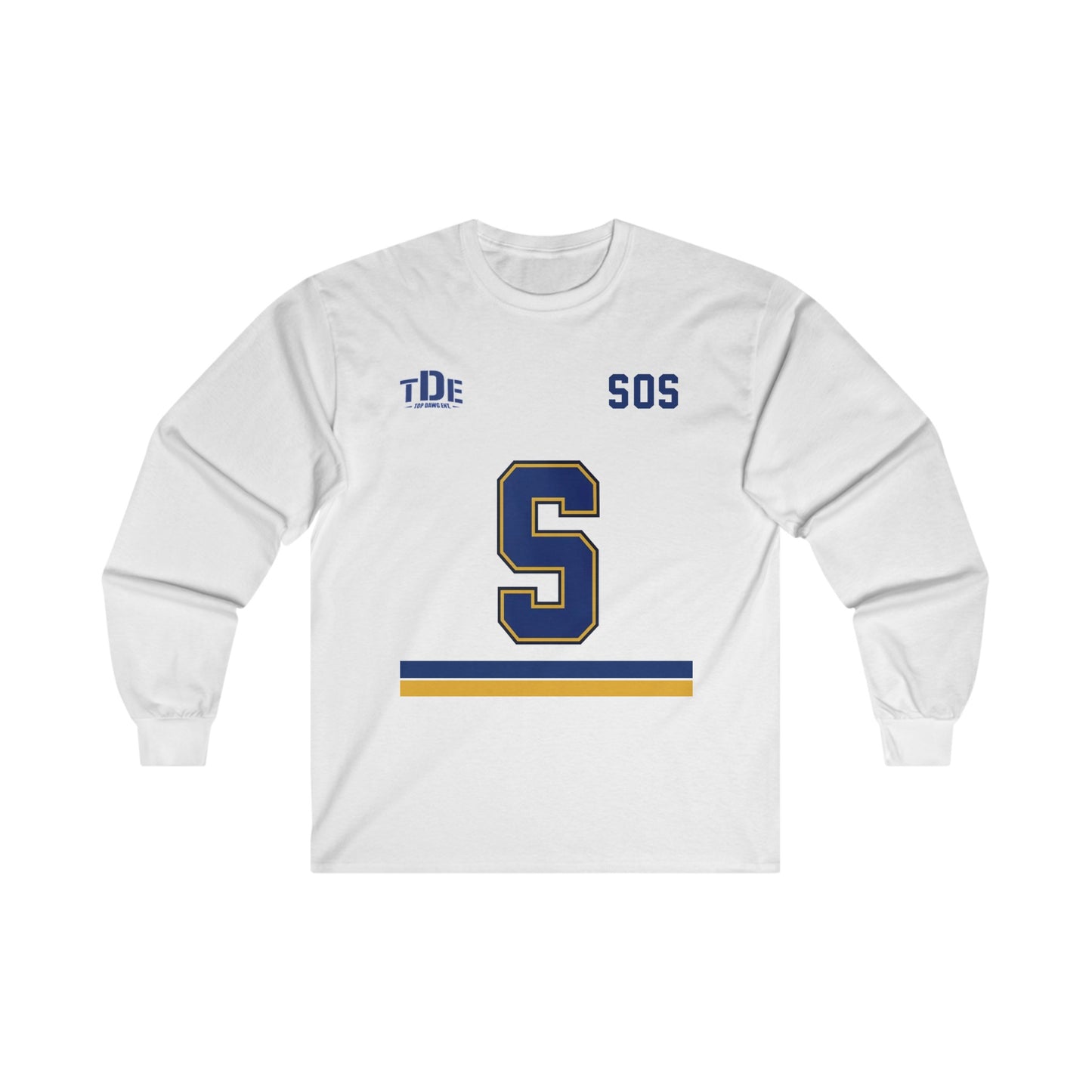 SZA SOS MERCH - SZA JERSEY LONGSLEEVE WHITE