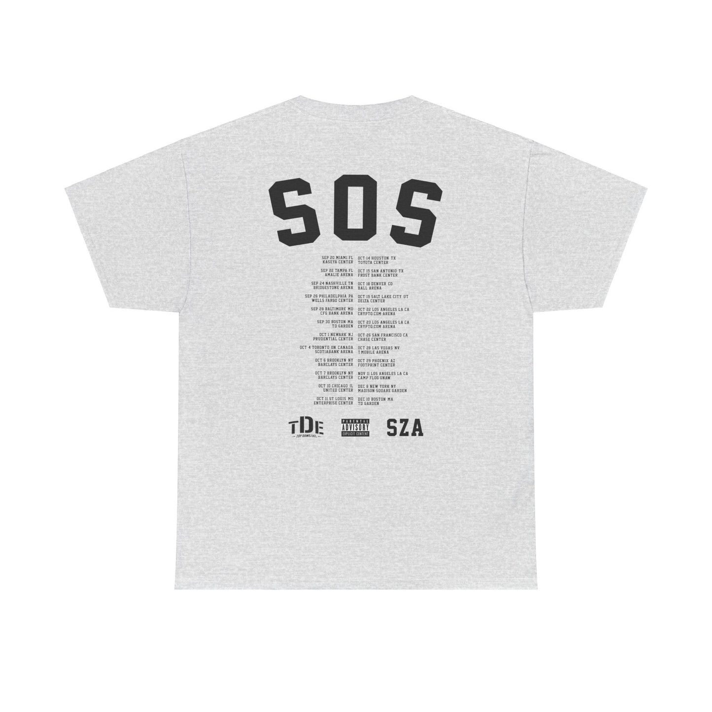 SZA SOS MERCH - SZA SIGNATURE KILL BILL TOUR WHITE TEE