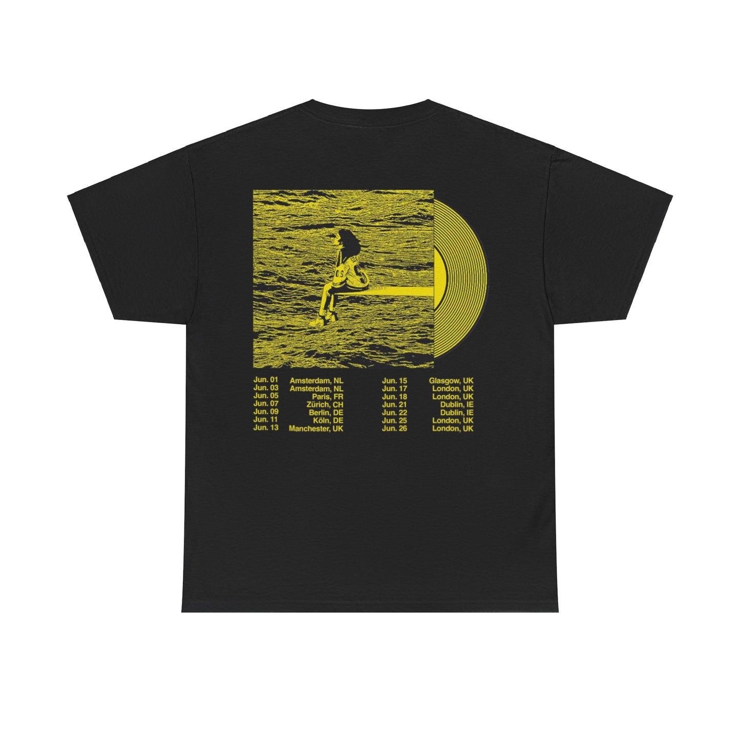 SZA SOS MERCH - SZA SEAHOUSE EUROPE TOUR BLACK TEE