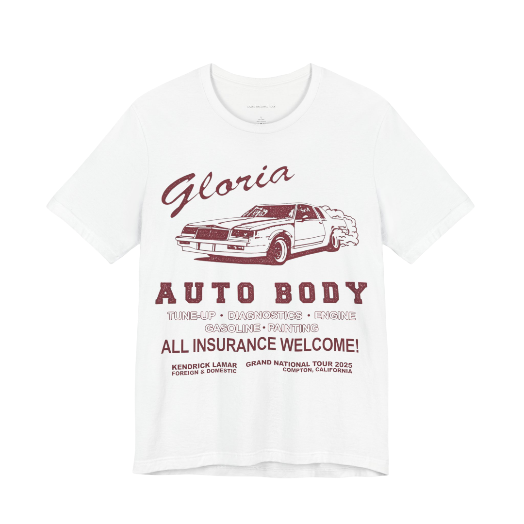 SZA SOS MERCH - GNT GLORIA AUTO BODY T-SHIRT