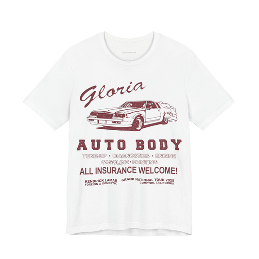 SZA SOS MERCH - GNT GLORIA AUTO BODY T-SHIRT