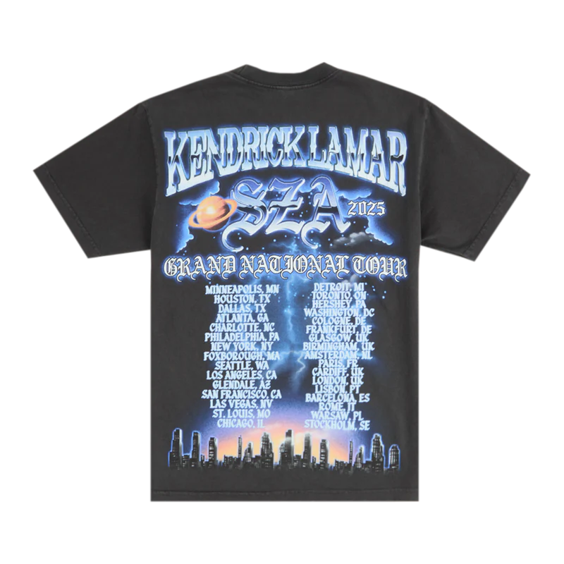 SZA SOS MERCH - GRAND NATIONAL GLORIA BUG TOUR T-SHIRT