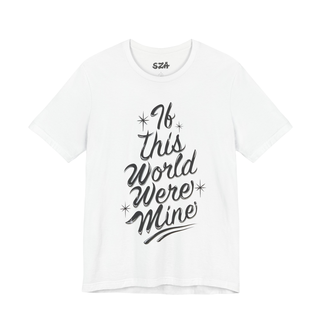 SZA SOS MERCH - GNT IF THIS WORLD WERE MINE TEE