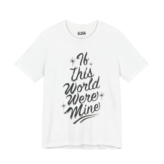 SZA SOS MERCH - GNT IF THIS WORLD WERE MINE TEE