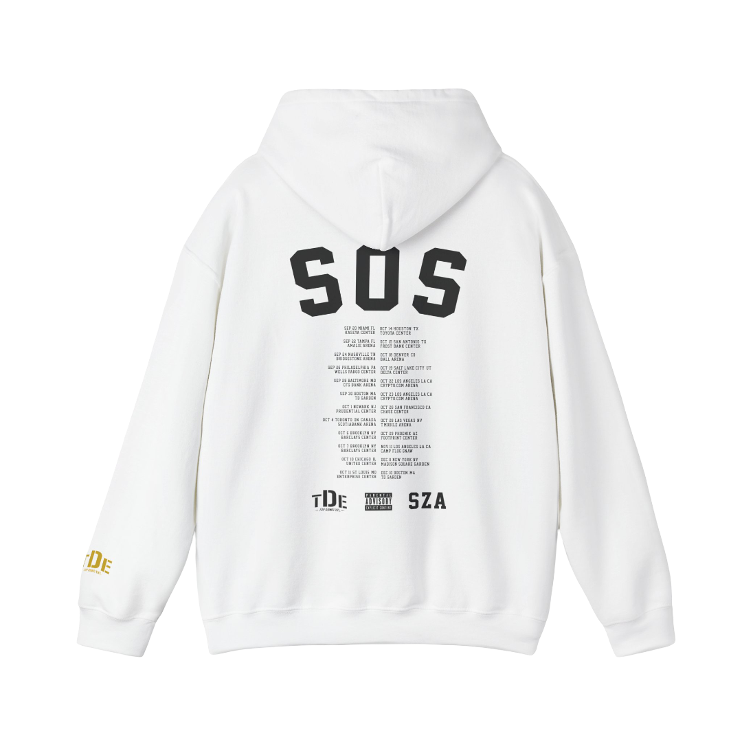 SZA SOS MERCH - SOS NORTH AMERICA TOUR DATES HOODIE