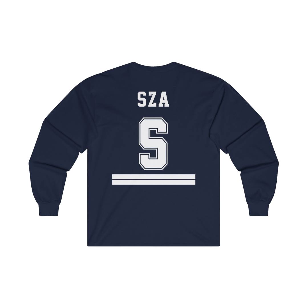 SZA SOS MERCH - SZA JERSEY LONGSLEEVE NAVY