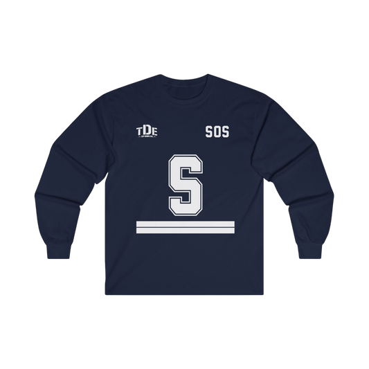 SZA SOS MERCH - SZA JERSEY LONGSLEEVE NAVY