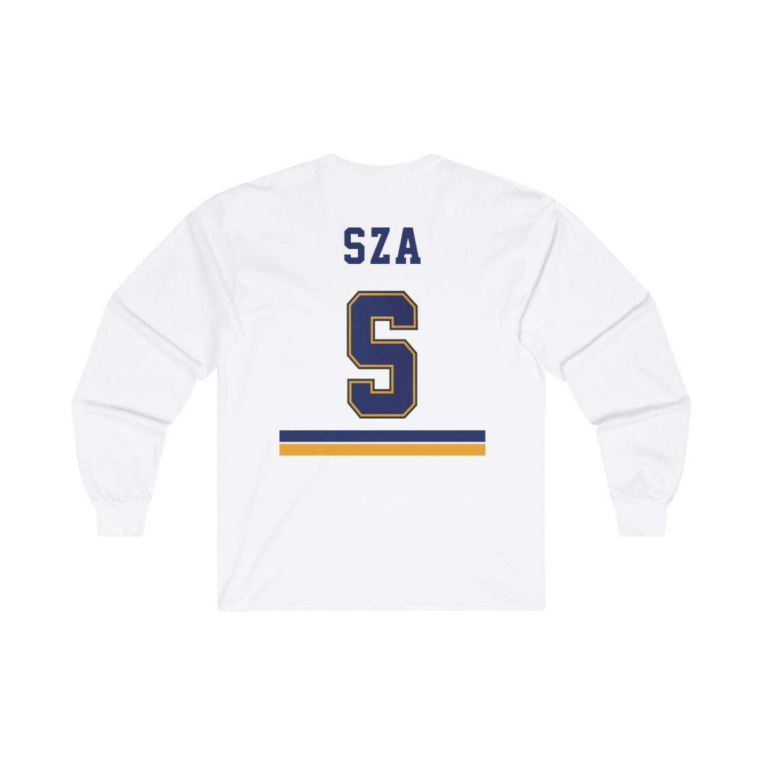 SZA SOS MERCH - SZA JERSEY LONGSLEEVE WHITE