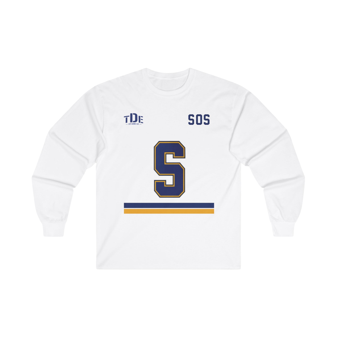 SZA SOS MERCH - SZA JERSEY LONGSLEEVE WHITE