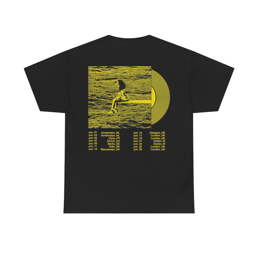 SZA SOS MERCH - SZA SEAHOUSE EUROPE TOUR BLACK TEE