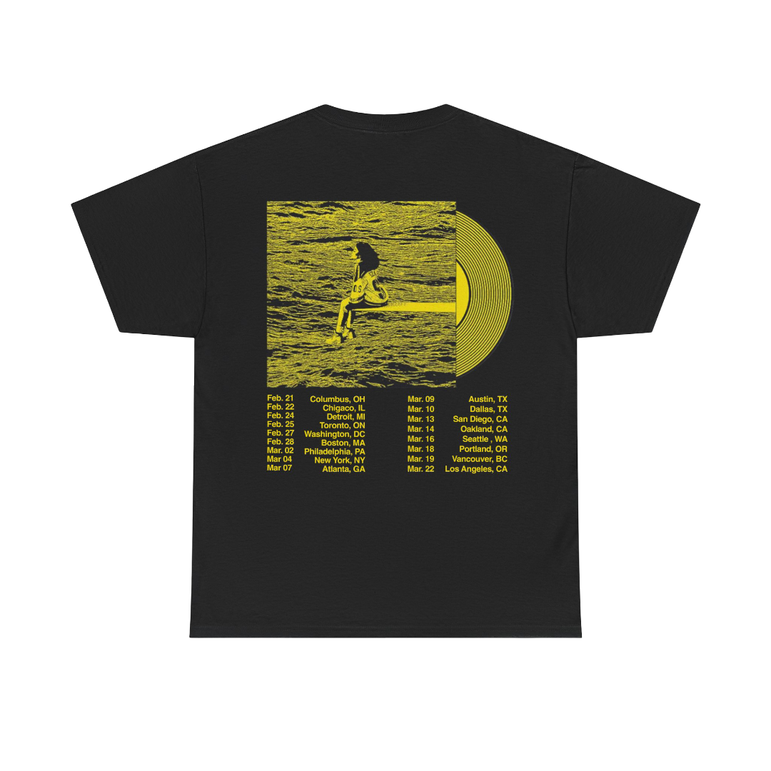 SZA SOS MERCH - SZA SEAHOUSE TOUR BLACK TEE