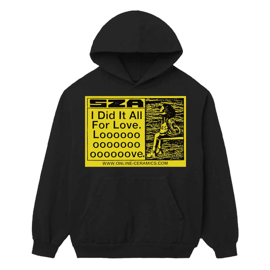 SZA SOS MERCH - I DID IT ALL FOR LOVE NORTH AMERICA TOUR HOODIE