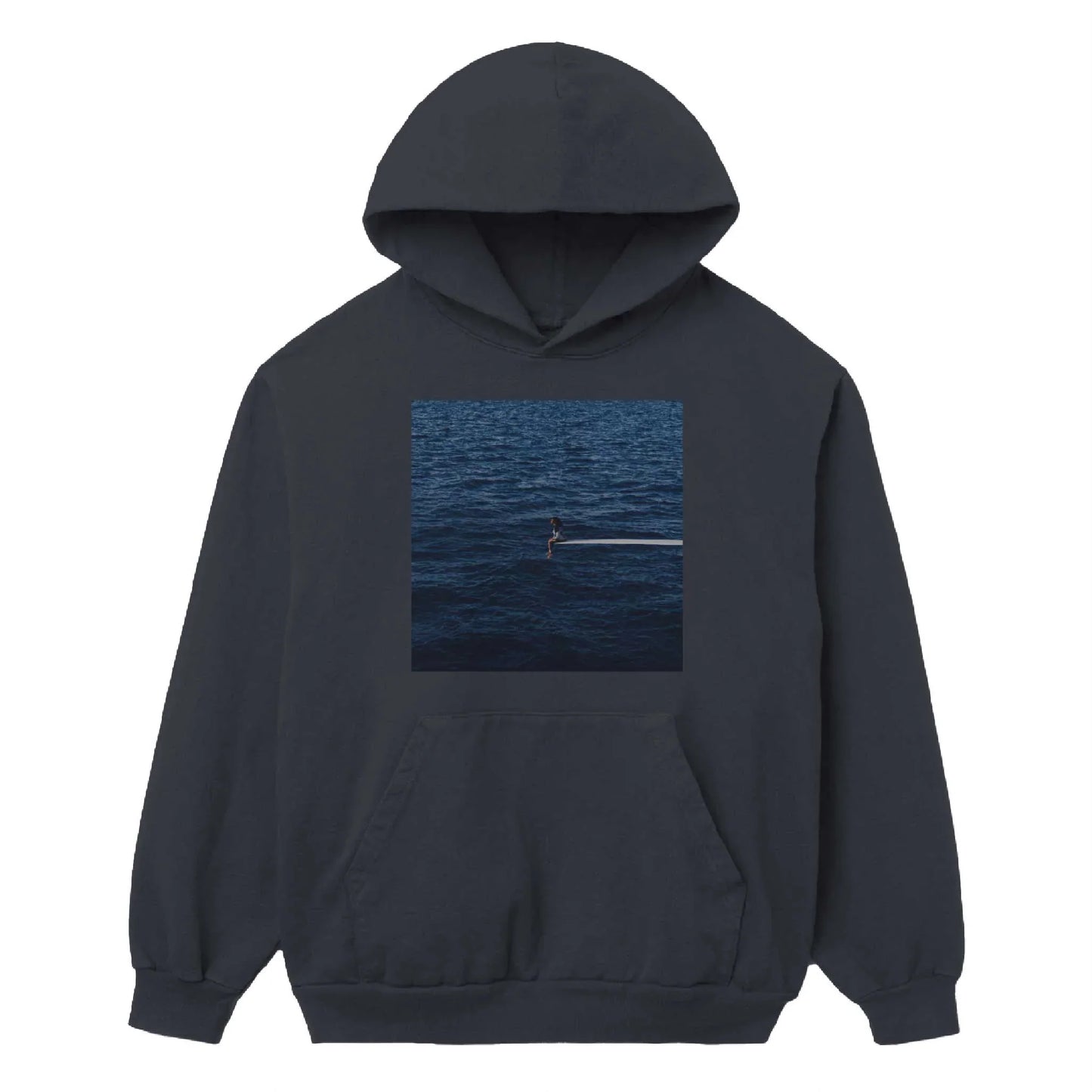 SZA SOS MERCH - SZA SOS COVER CHARCOAL HOODIE